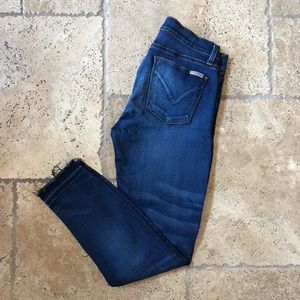 Hudson skinny cropped jeans